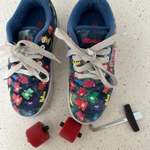 Girls colorful Heelys